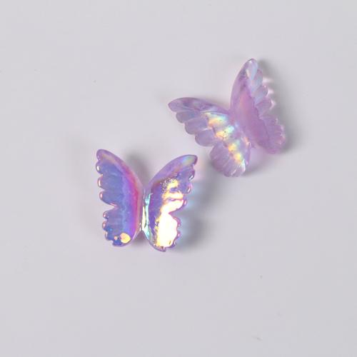 Mobile Phone DIY Decoration, Resin, Butterfly, polished, more colors for choice, 20x20mm, Sold By PC