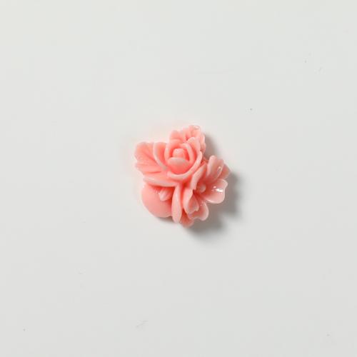 Mobile Phone DIY Decoration, Resin, Flower, polished, more colors for choice, 16x16mm, Sold By PC