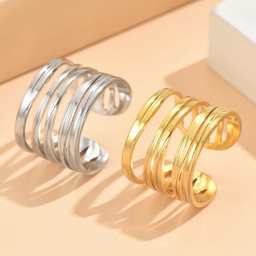 Stainless Steel Finger Ring, 304 Stainless Steel, fashion jewelry & for woman, more colors for choice, width 9mm, US Ring Size:7, Sold By PC