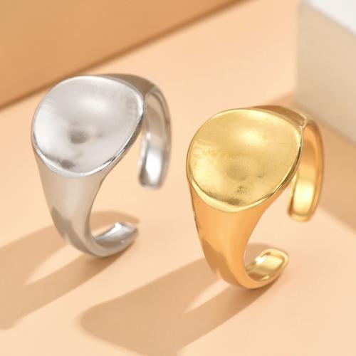 Stainless Steel Finger Ring, 304 Stainless Steel, fashion jewelry & for woman, more colors for choice, US Ring Size:7, Sold By PC