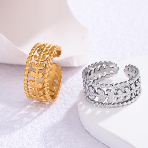 Stainless Steel Finger Ring, 304 Stainless Steel, Adjustable & fashion jewelry & for woman, more colors for choice, Sold By PC