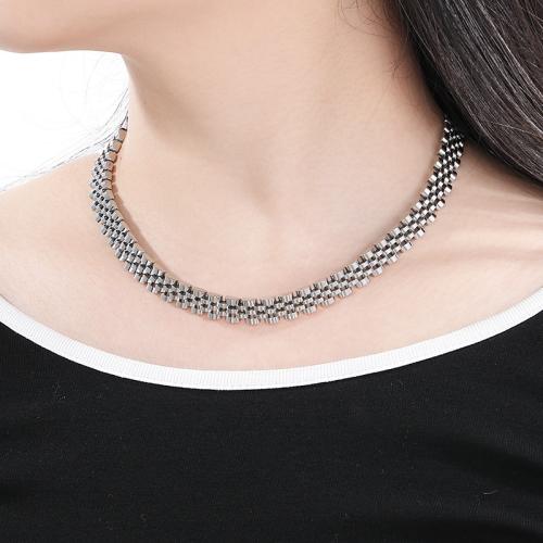 Stainless Steel Jewelry Necklace, 304 Stainless Steel, plated, Unisex & different size for choice, more colors for choice, Sold By PC