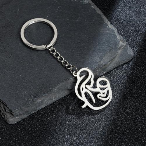 Stainless Steel Key Clasp, 304 Stainless Steel, plated, fashion jewelry, Sold By PC