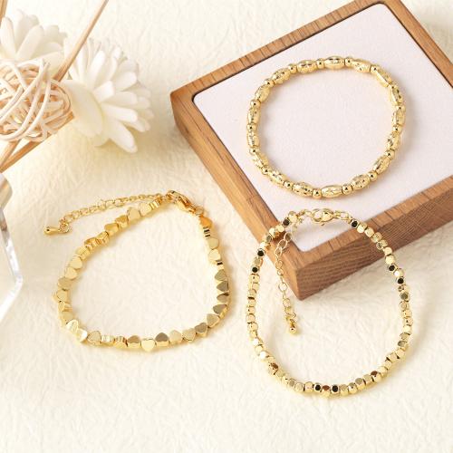 Brass Bracelet & Bangle, gold color plated, fashion jewelry & different designs for choice, golden, nickel, lead & cadmium free, Sold By PC