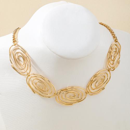 Tibetan Style Jewelry Necklace, plated, for woman, gold, Sold By PC