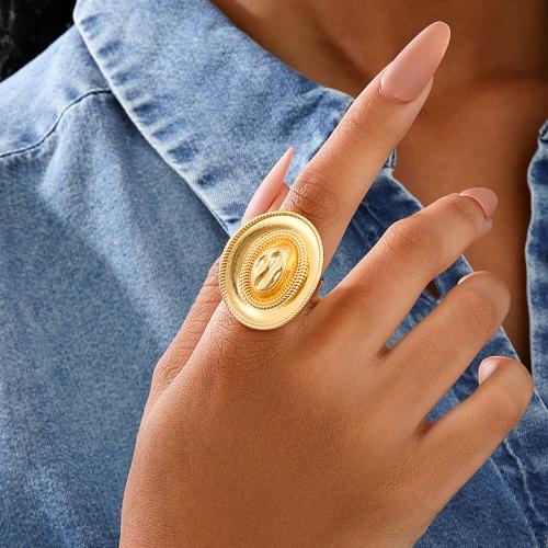 Tibetan Style Finger Ring, Hat, plated, for woman, gold, Sold By PC