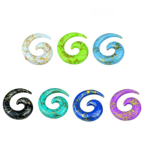 Piercing Tunnel, Acrylic, Unisex & different size for choice, more colors for choice, Sold By PC