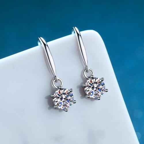 925 Sterling Silver Drop Earring, different styles for choice & for woman, earring length 15-25mm, Sold By Pair