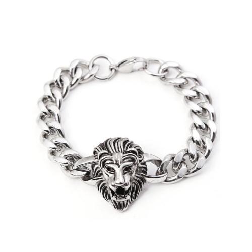 Stainless Steel Jewelry Bracelet, 304 Stainless Steel, fashion jewelry & Unisex & different styles for choice, original color, 10mm, Length:Approx 22.5 cm, Sold By PC