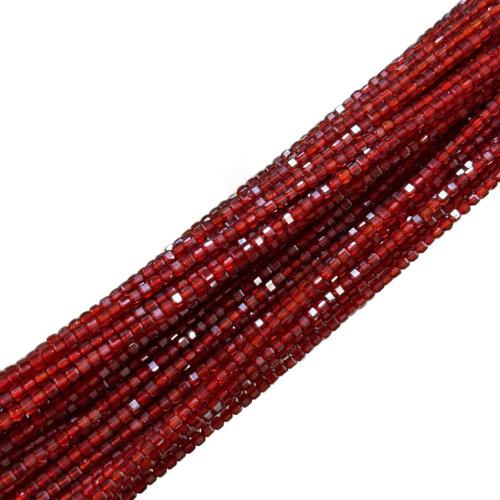 Perles Agates rouges naturelles, agate rouge, DIY, rouge, 2.50mm, Vendu par Environ 38 cm brin