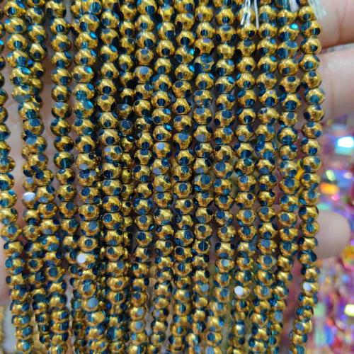 Fashion Glass Beads, DIY, more colors for choice, 4mm, Approx 50PCs/Strand, Sold By Strand