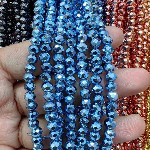 Fashion Glass Beads, DIY & faceted, more colors for choice, 6mm, Approx 85PCs/Strand, Sold By Strand