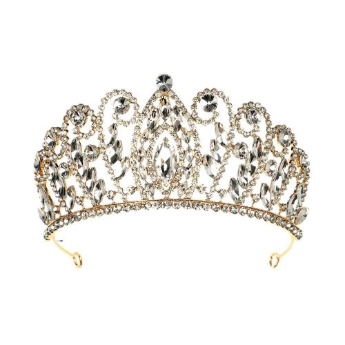 Bridal Tiaras, Tibetan Style, plated, for woman & with rhinestone, more colors for choice, nickel, lead & cadmium free, Sold By PC