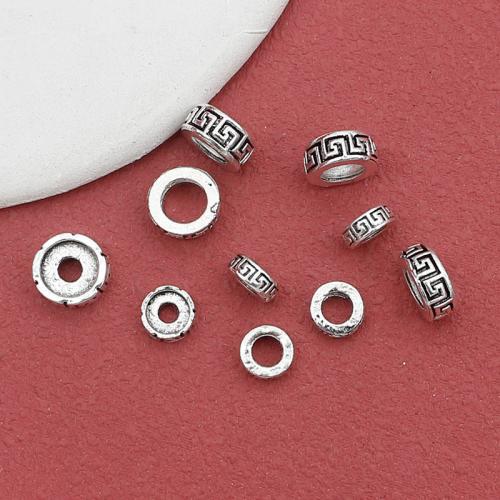 Tibetan Style Spacer Beads, antique silver color plated, DIY & different size for choice, more colors for choice, nickel, lead & cadmium free, Approx 100PCs/Bag, Sold By Bag