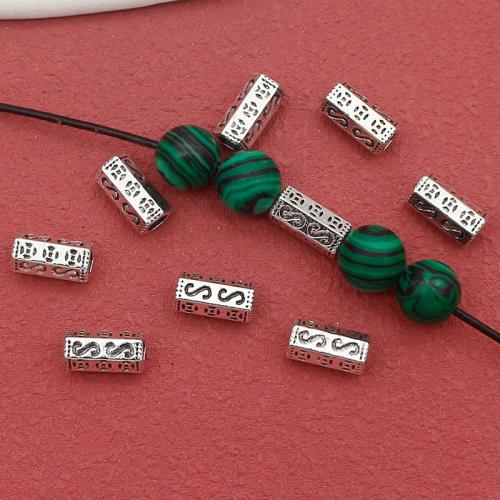 Tibetan Style Jewelry Beads, antique silver color plated, DIY, nickel, lead & cadmium free, 9.50x5mm, 200PCs/Bag, Sold By Bag