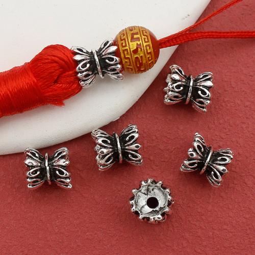 Tibetan Style Jewelry Beads, antique silver color plated, DIY, nickel, lead & cadmium free, 10x9mm, 100PCs/Bag, Sold By Bag