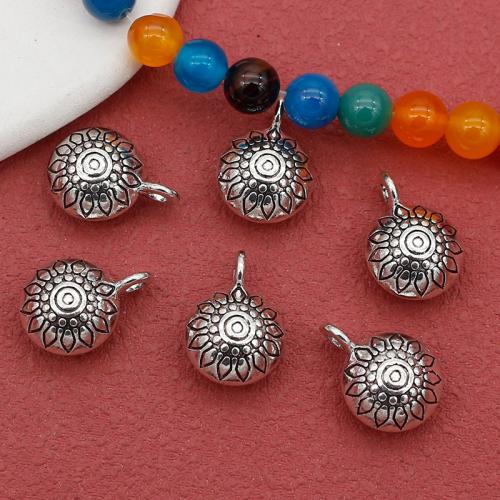 Tibetan Style Pendants, antique silver color plated, DIY, nickel, lead & cadmium free, 10.90x15mm, 100PCs/Bag, Sold By Bag