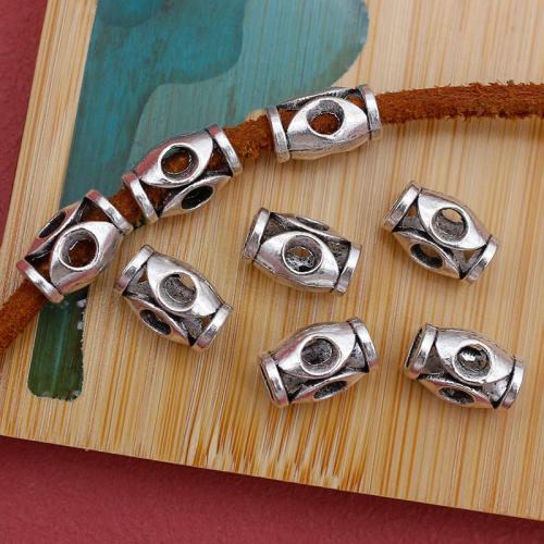 Tibetan Style Jewelry Beads, antique silver color plated, DIY, nickel, lead & cadmium free, 12x8mm, 100PCs/Bag, Sold By Bag