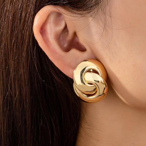 Boucle d'oreille dormeuse en alliage de zinc, Placage, pour femme, plus de couleurs à choisir, Vendu par paire