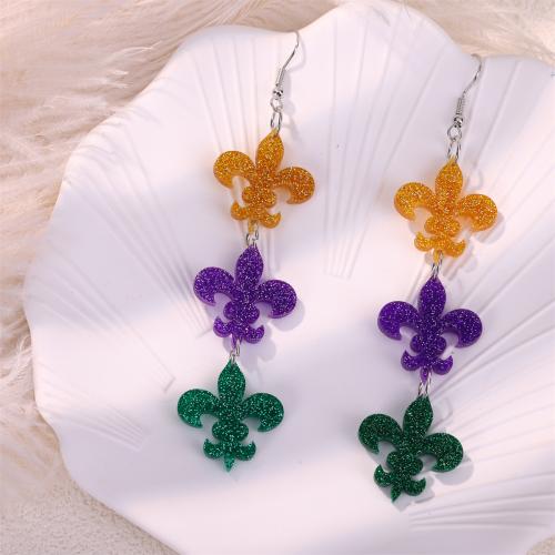 Acrylic Jewelry Earring, different styles for choice & for woman, more colors for choice, Sold By Pair