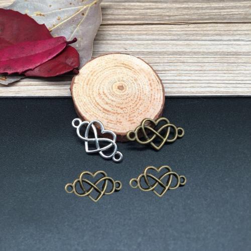 Tibetan Style Connector, plated, DIY & 1/1 loop, more colors for choice, 13x25mm, 100PCs/Bag, Sold By Bag