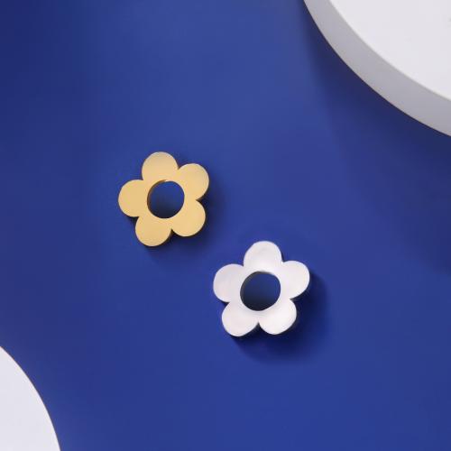 Stainless Steel Flower Pendant, 304 Stainless Steel, DIY, more colors for choice, 16x15.50mm, Sold By PC