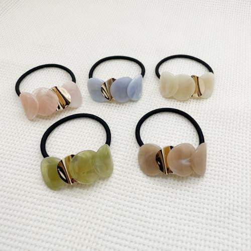 Ponytail Holder, Tibetan Style, with Rubber Band & Resin, for woman, more colors for choice, Sold By PC