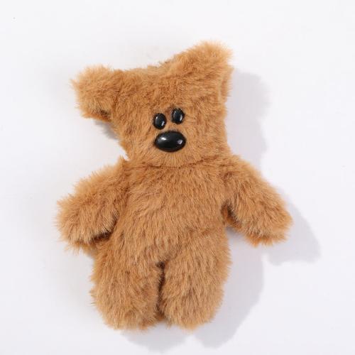 Hanging Ornaments, Plush, Bear, DIY, 140mm, Sold By PC