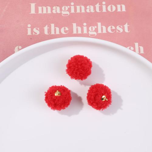 Hair Accessories DIY Findings, Plush, more colors for choice, 18x20mm, Sold By PC