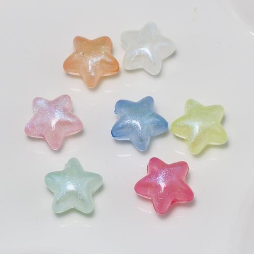 Acrylic Jewelry Beads, Star, DIY, more colors for choice, 20x20x13mm, Approx 230PCs/Bag, Sold By Bag