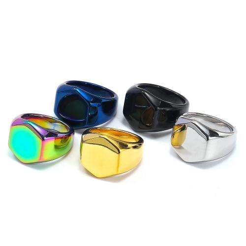 Titanium Steel Finger Ring, plated, fashion jewelry & different size for choice, more colors for choice, Sold By PC