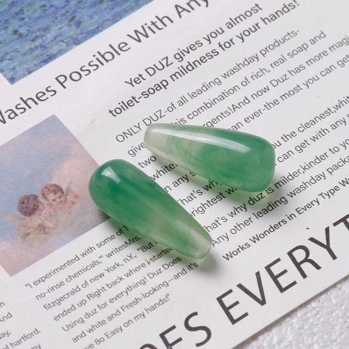 Resin Jewelry Findings, Teardrop, polished, DIY, green, 21x10mm, Sold By PC