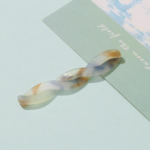 Hair Clip Findings, Acetate, DIY, more colors for choice, 63x6mm, Sold By PC