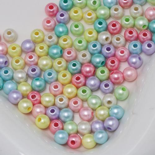 Acrylic Jewelry Beads, Round, DIY & different size for choice, mixed colors, Sold By Bag