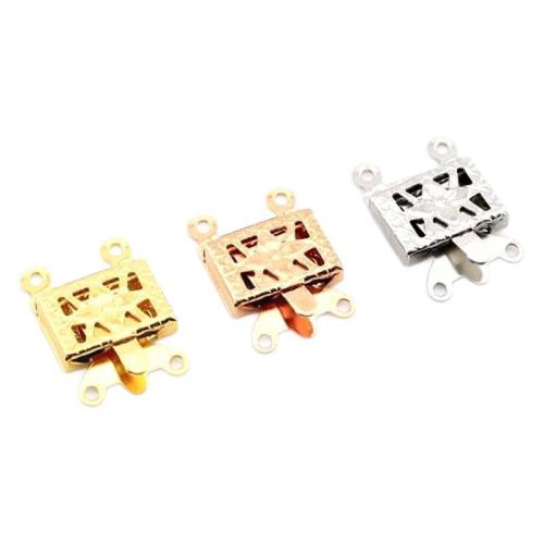 Stainless Steel Jewelry Clasp, 316 Stainless Steel, DIY, more colors for choice, 11.50x10mm, 50Sets/Bag, Sold By Bag