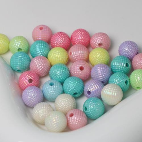 Acrylic Jewelry Beads, DIY & different size for choice, mixed colors, 11x11x8mm, Sold By Bag