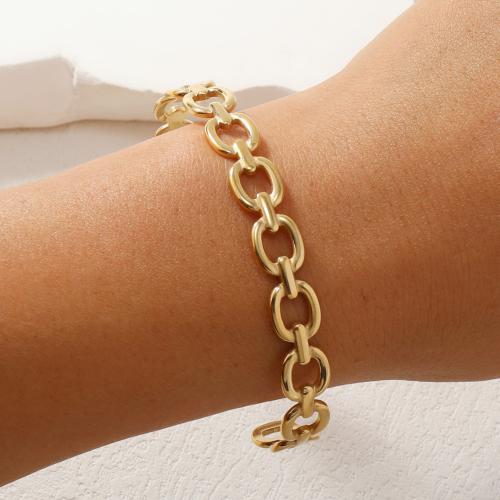 Bracelet d'acier titane, Placage, pour femme, Or, Vendu par PC