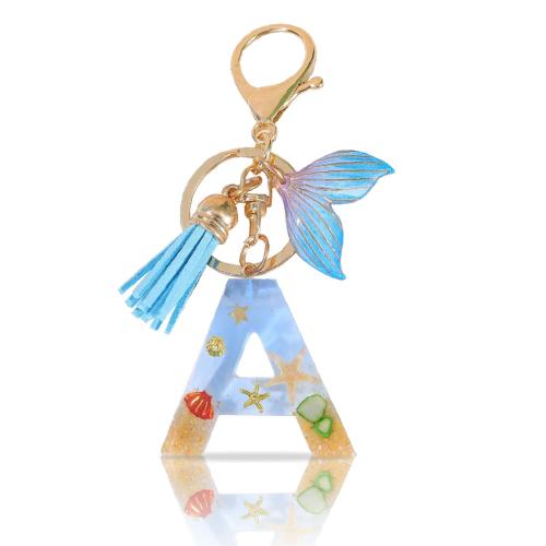 Bag Purse Charms Keyrings Keychains, Resin, portable & multifunctional & different styles for choice, blue, Sold By PC