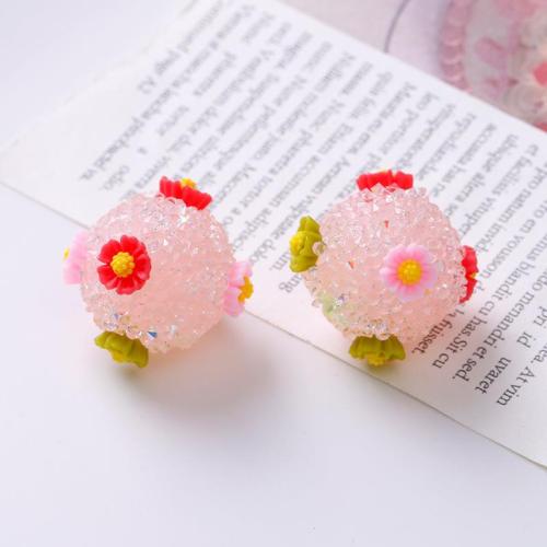 Resin Jewelry Beads, DIY, more colors for choice, 20x20mm, Sold By PC