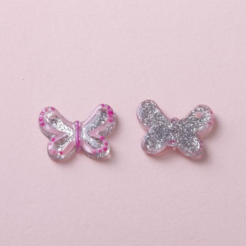 Mobile Phone DIY Decoration, Resin, Butterfly, polished, more colors for choice, 20x15mm, Sold By PC