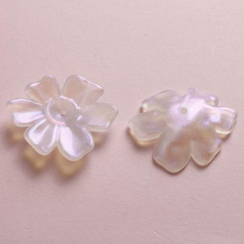 Hair Accessories DIY Findings, Resin, Flower, colorful plated, 40x33mm, Sold By PC