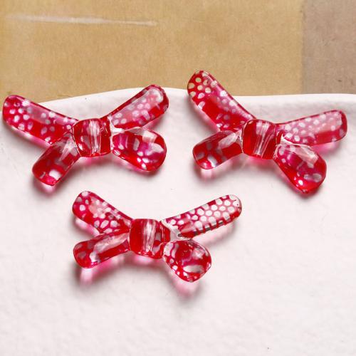 Mobile Phone DIY Decoration, Acrylic, Bowknot, polished, more colors for choice, 33x18mm, Sold By PC