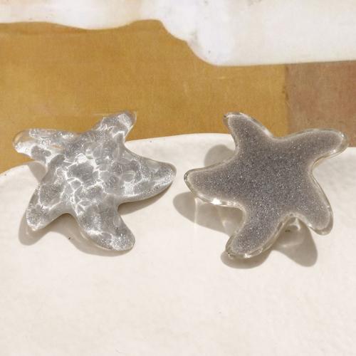 Mobile Phone DIY Decoration, Resin, Starfish, polished, more colors for choice, 30x33mm, Sold By PC