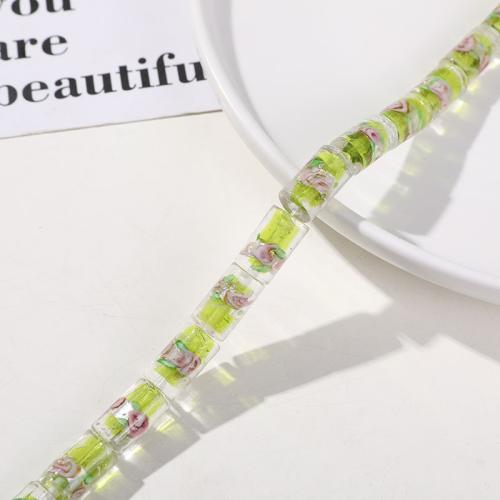 Fashion Glass Beads, DIY, more colors for choice, 16x9mm, Sold By PC