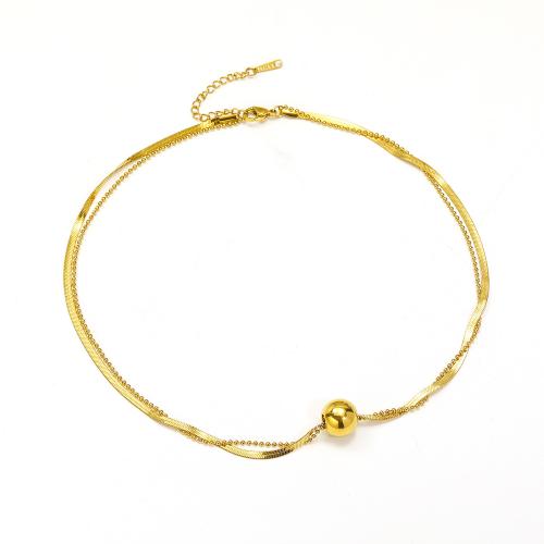 Pulsera de acero de titanio, Partículas de acero, chapado en color dorado, Joyería, dorado, Vendido por UD