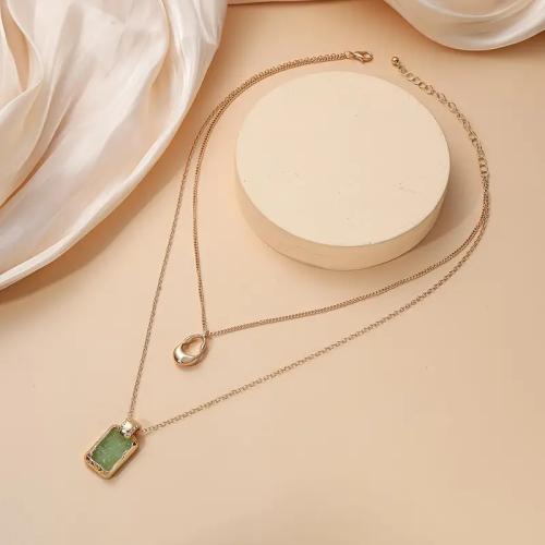 Tibetan Style Jewelry Necklace, with Resin, plated, for woman, more colors for choice, Sold By PC