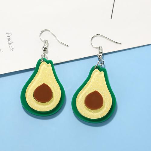 Acrylic Jewelry Earring, different styles for choice & for woman, more colors for choice, Sold By Pair