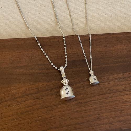 Tibetan Style Jewelry Necklace, with 5cm extender chain, fashion jewelry & different size for choice & for woman, silver color, Length:Approx 40 cm, Sold By PC