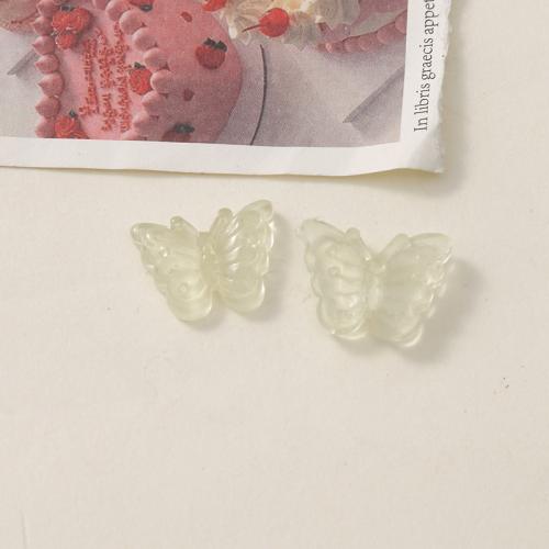 Hair Accessories DIY Findings, Resin, Butterfly, polished, more colors for choice, 18x13mm, Sold By PC