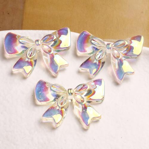 Hair Accessories DIY Findings, Resin, Bowknot, 27x32mm, Sold By PC